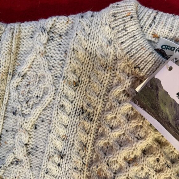 NWT - Irish Aran Unisex Sweater - Sz - XS - Picture 5 of 11